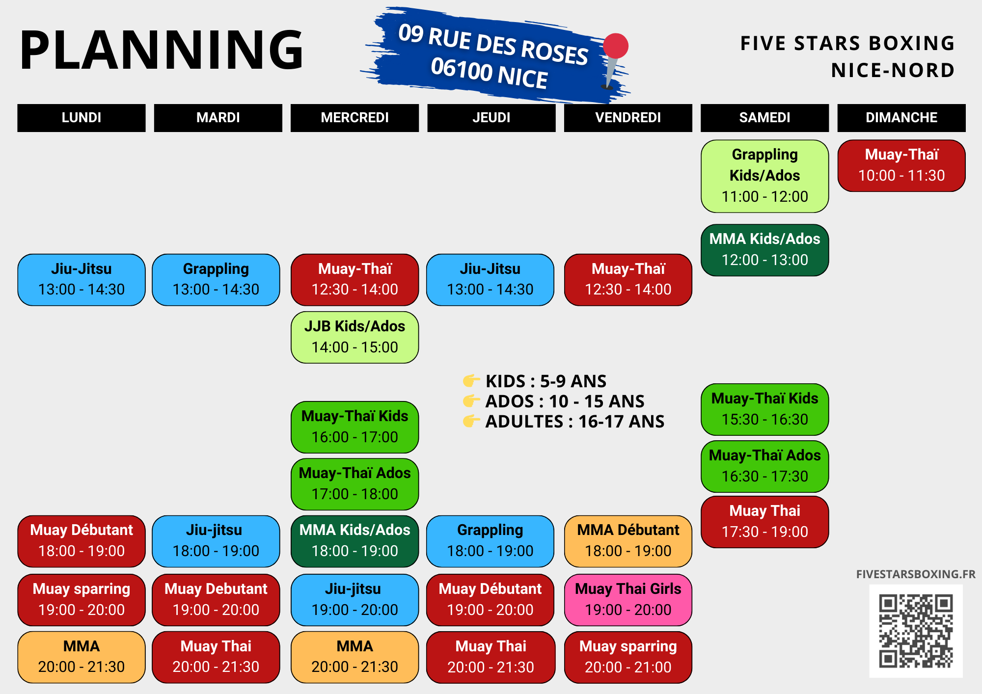 Planning Valrose